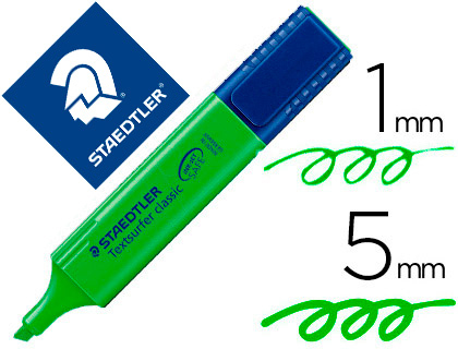 Marcador fluorescente Staedtler Textsurfer 364 tinta verde